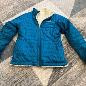 Girls reversible North Face jacket